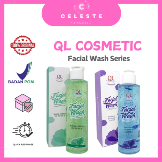 QL COSMETIC | Facial Wash Acne 150ml Sabun Pembersih Wajah Berjerawat