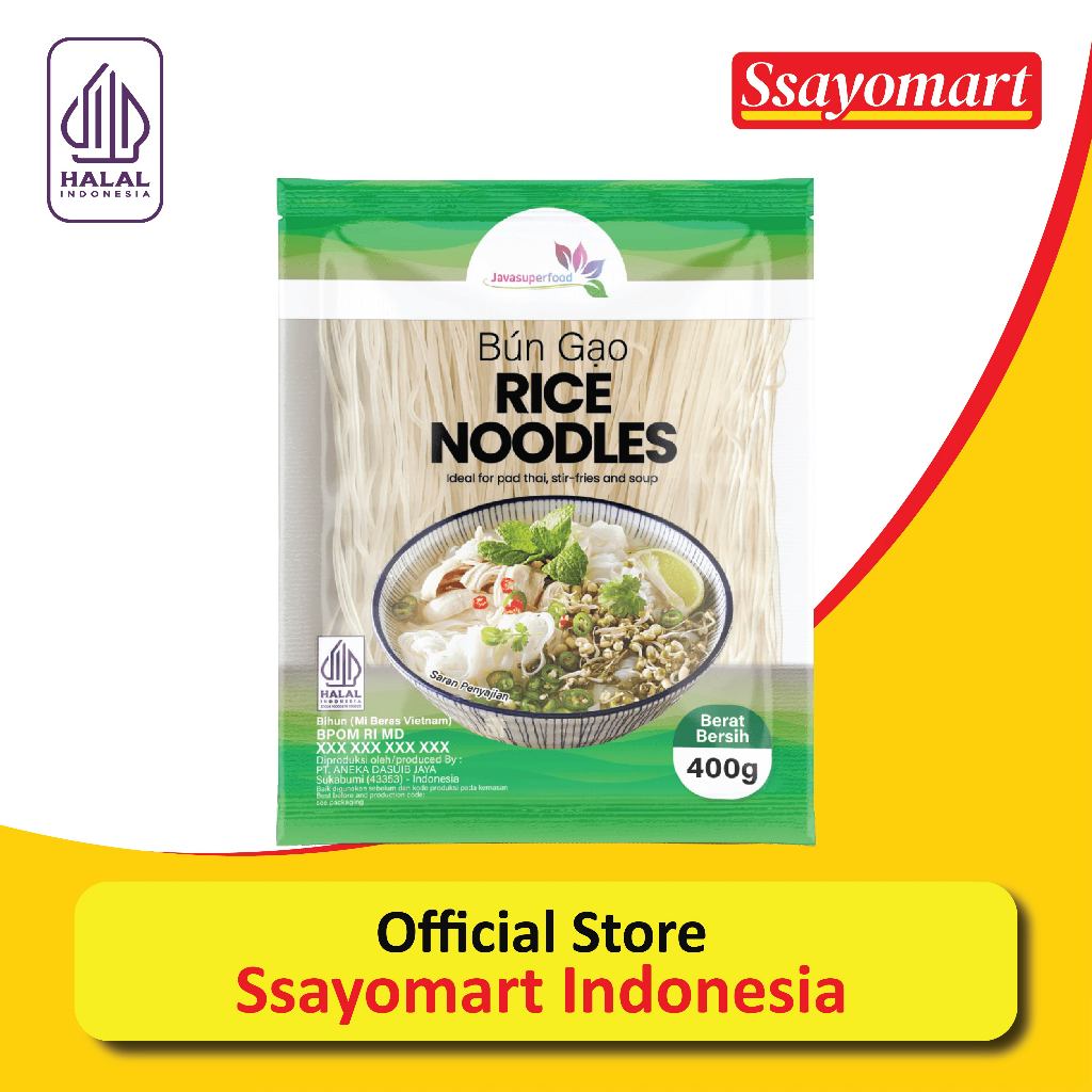 

Rice Noodle / Kwetiaw Mie Beras Vietnam / Pho Soup BUN GAO [HALAL] - 200 Gram