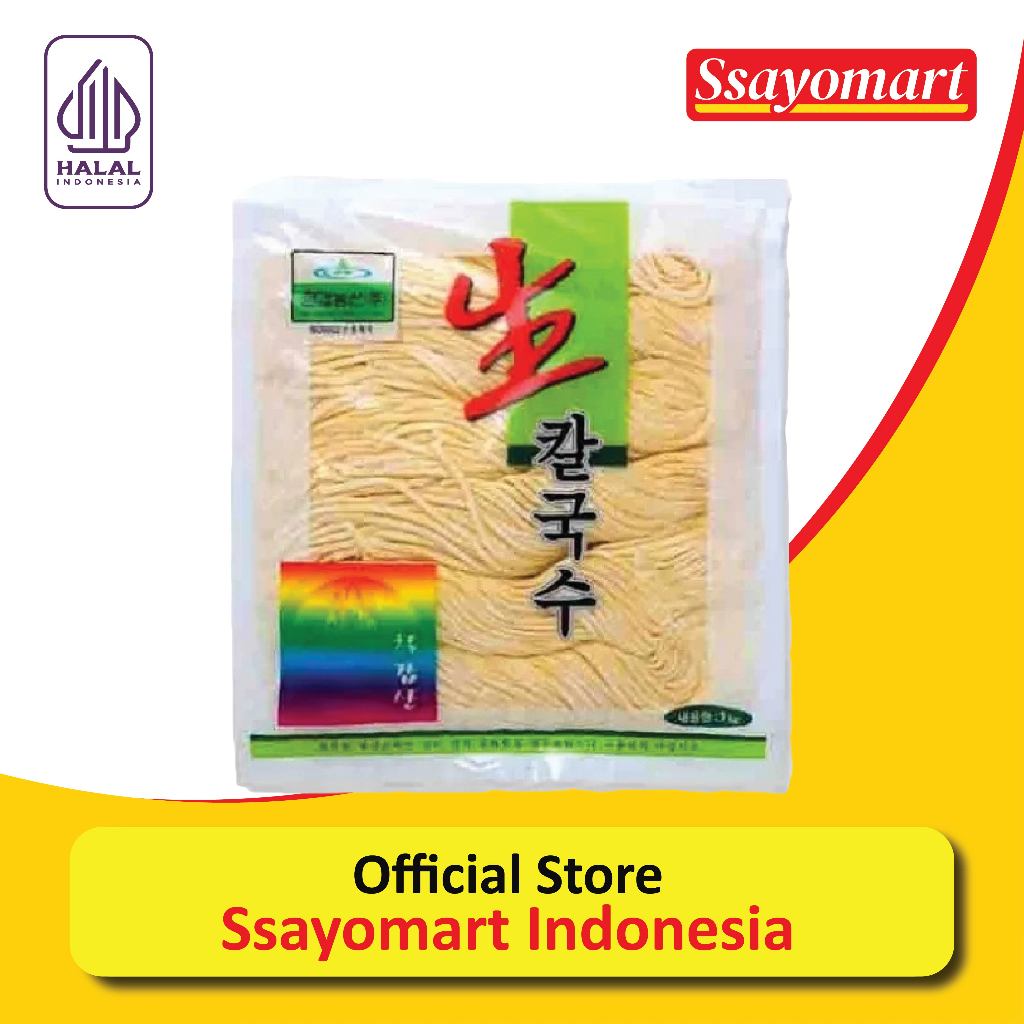 

Chilkab Saeng Kalguksu 1 Kg Korean Chopped Noodle - Mie Basah Korea