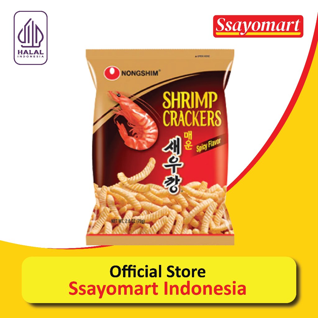 

NONGSHIM SHRIMP FLAVOURED CRACKER HOT AND SPICY 75g