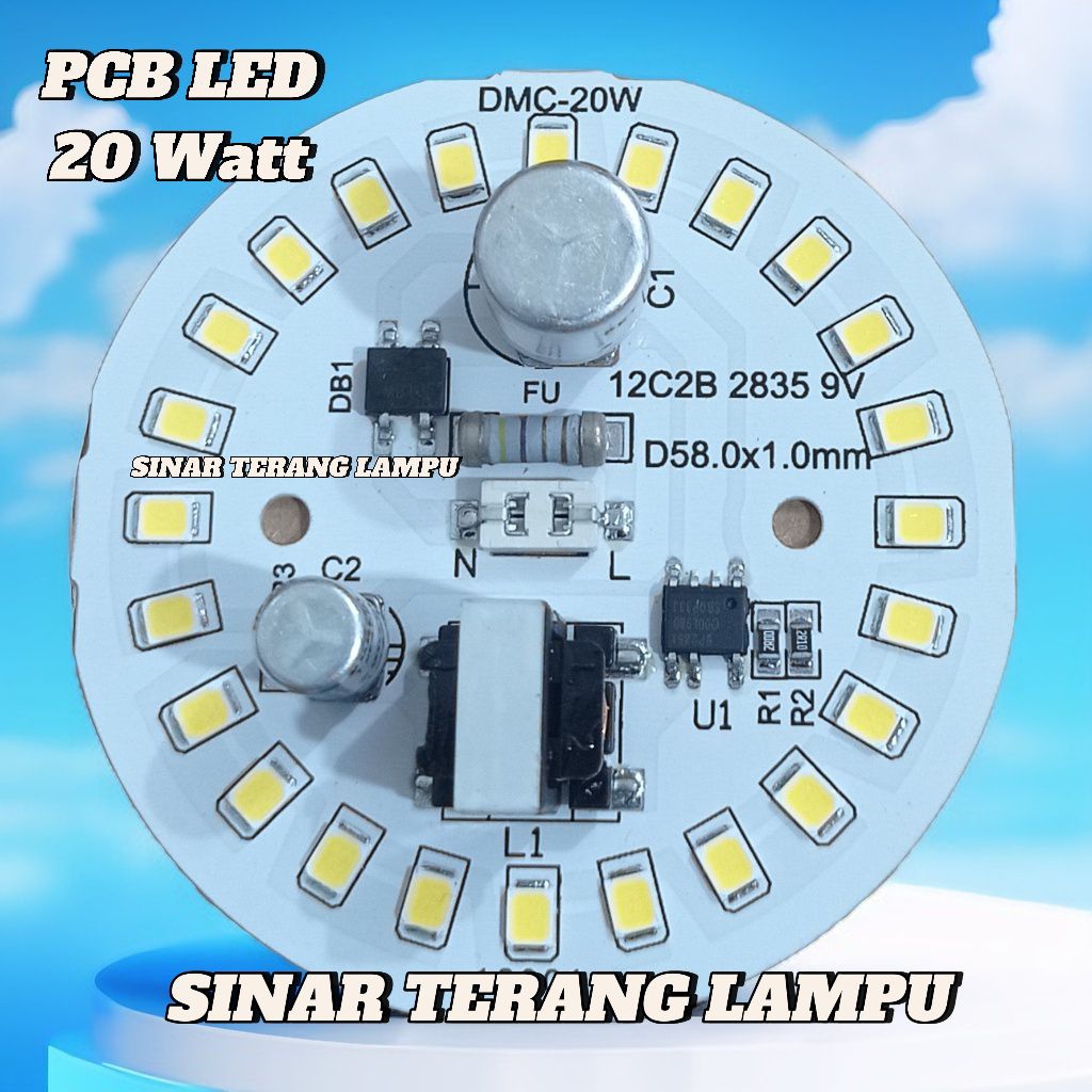 PCB LED AC 20 SPAREPART PHILIPS VISICOM INLITE HANNOCHS PANASONIC DLL
