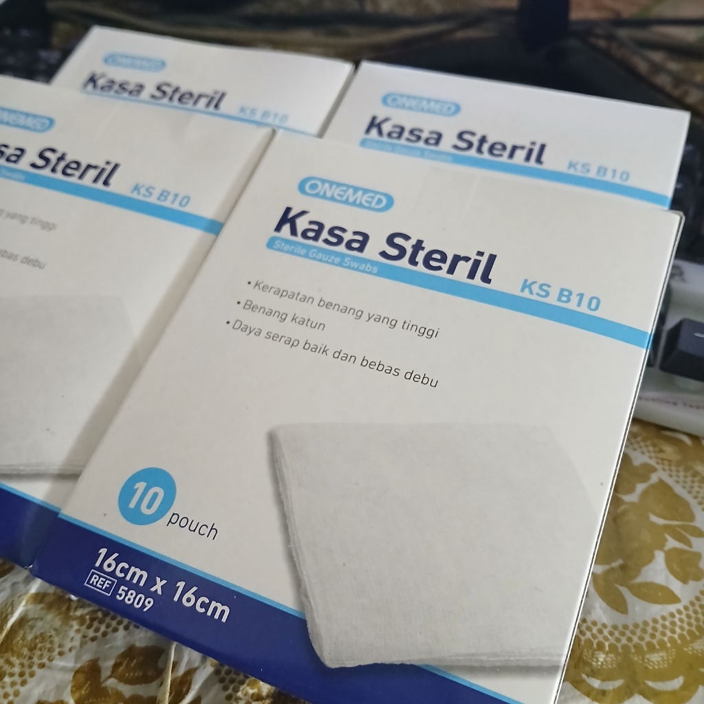 Kasa Steril Onemed / Kasa Steril One Med / Kasa Lipat 16 X 16 cm (10 pcs)