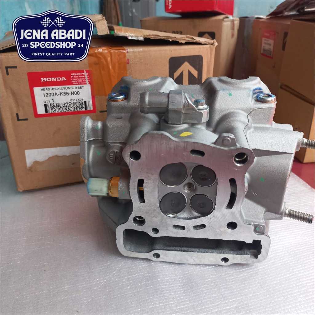CYLINDER HEAD ASSY HONDA SONIC NEW CBR 150 ORIGINAL AHM 1200A-K56-N00