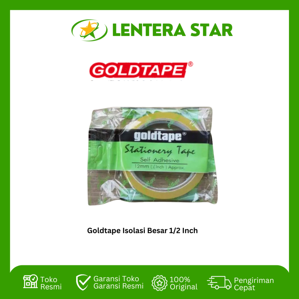 

Goldtape Isolasi Besar 1/2 Inch