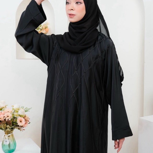 ori saudi 19 abaya FARWAH dress batwing abaya Saudi Import dress lebaran idul fitri baju lebaran 202