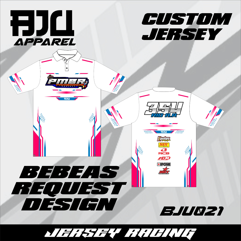 JERSEY RACING Jersey Racing Custom Full Printing Jersey Balap Racing Bebas Custom Jersey Team Racing
