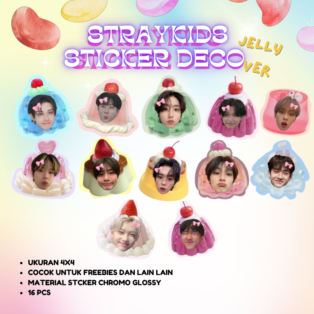 

STICKER DECO KPOP NCT DREAM STRAYKIDS ENHYPEN 5X5/ STICKER FREEBIES / STICKER SELLKOR/ MAIL STICKER KPOP/ Y2K STICKER/ CUTE AESTETHIC STICKER
