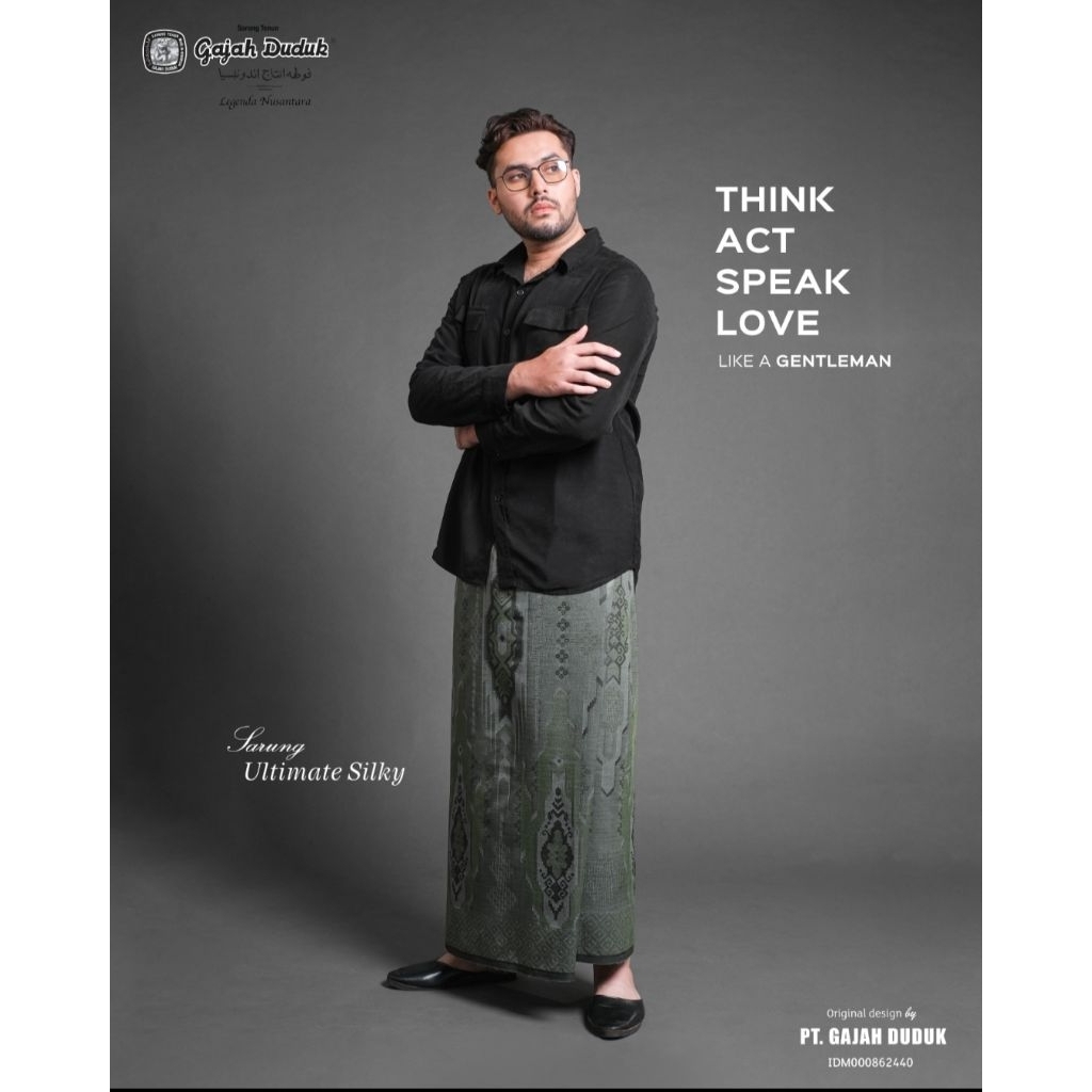 Sarung Gajah Duduk Ultimate Silky Premium - Termurah Sarung Halus & Adem | Bahan Katun Sutra Silky |