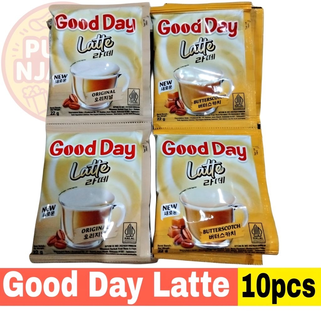 

Kopi GoodDay Latte Baru Renceng isi 10pcs