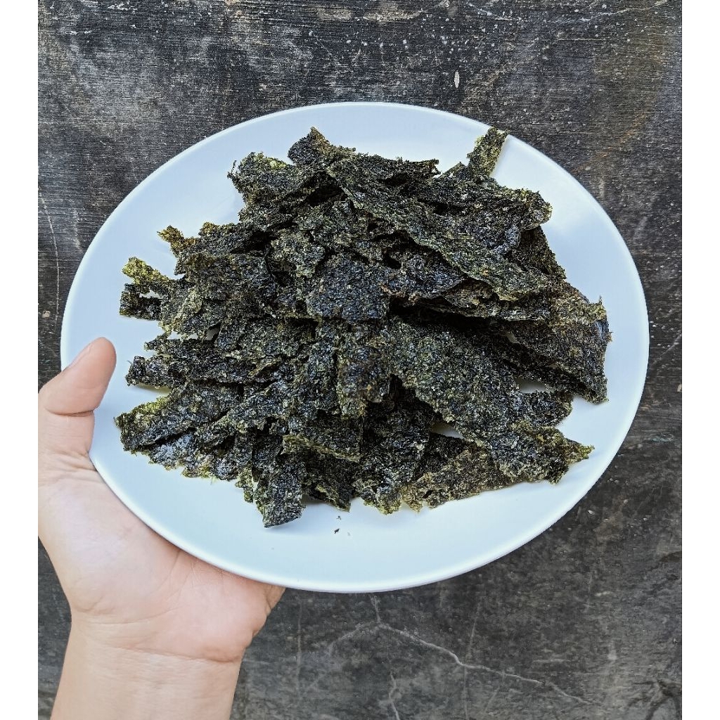 

Nori Rumput Laut Patahan kiloan 200gram Termurah (BACA DESKRIPSI !!!)