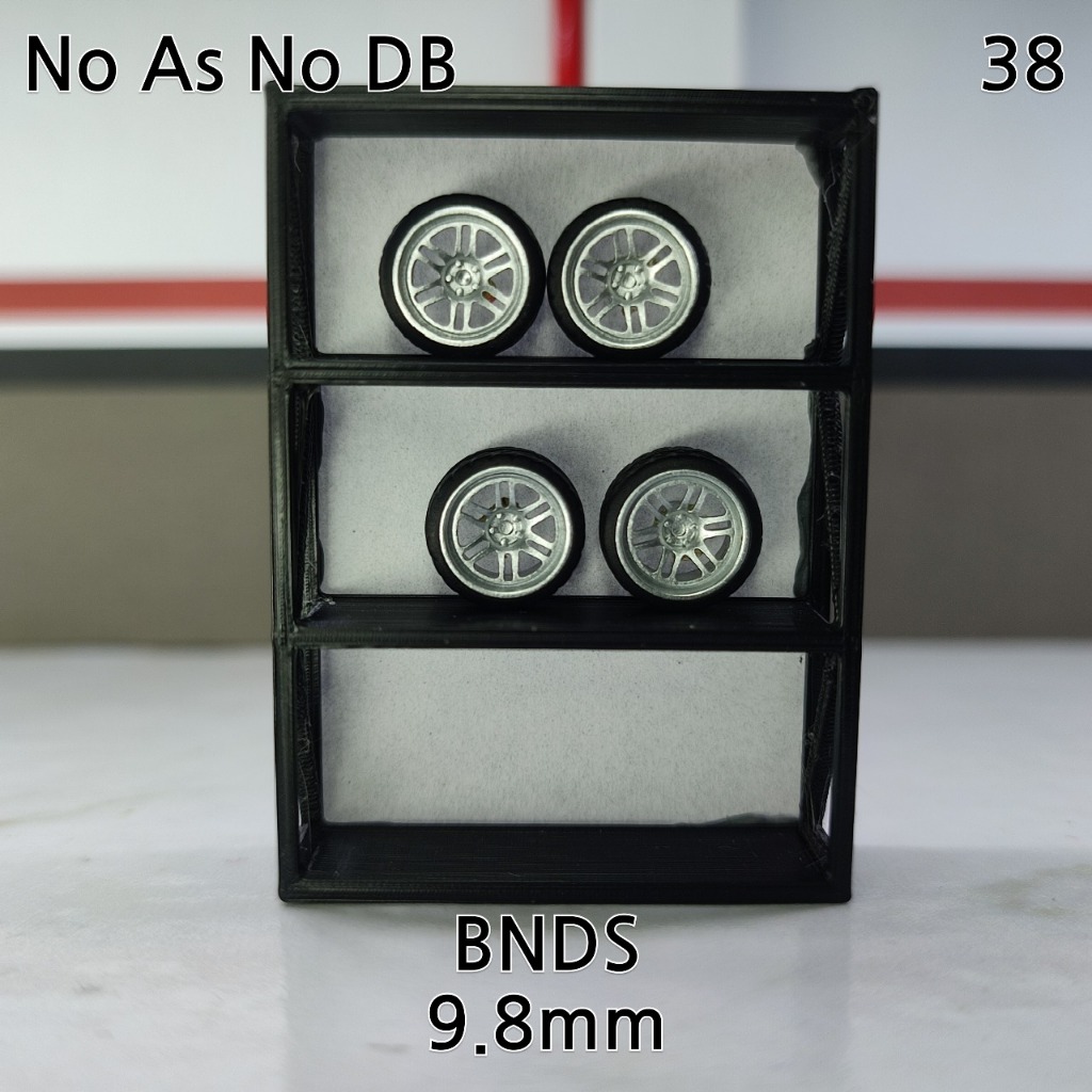 Ban Karet Diecast Miniscale 1/64 BNDS 9.8mm Silver