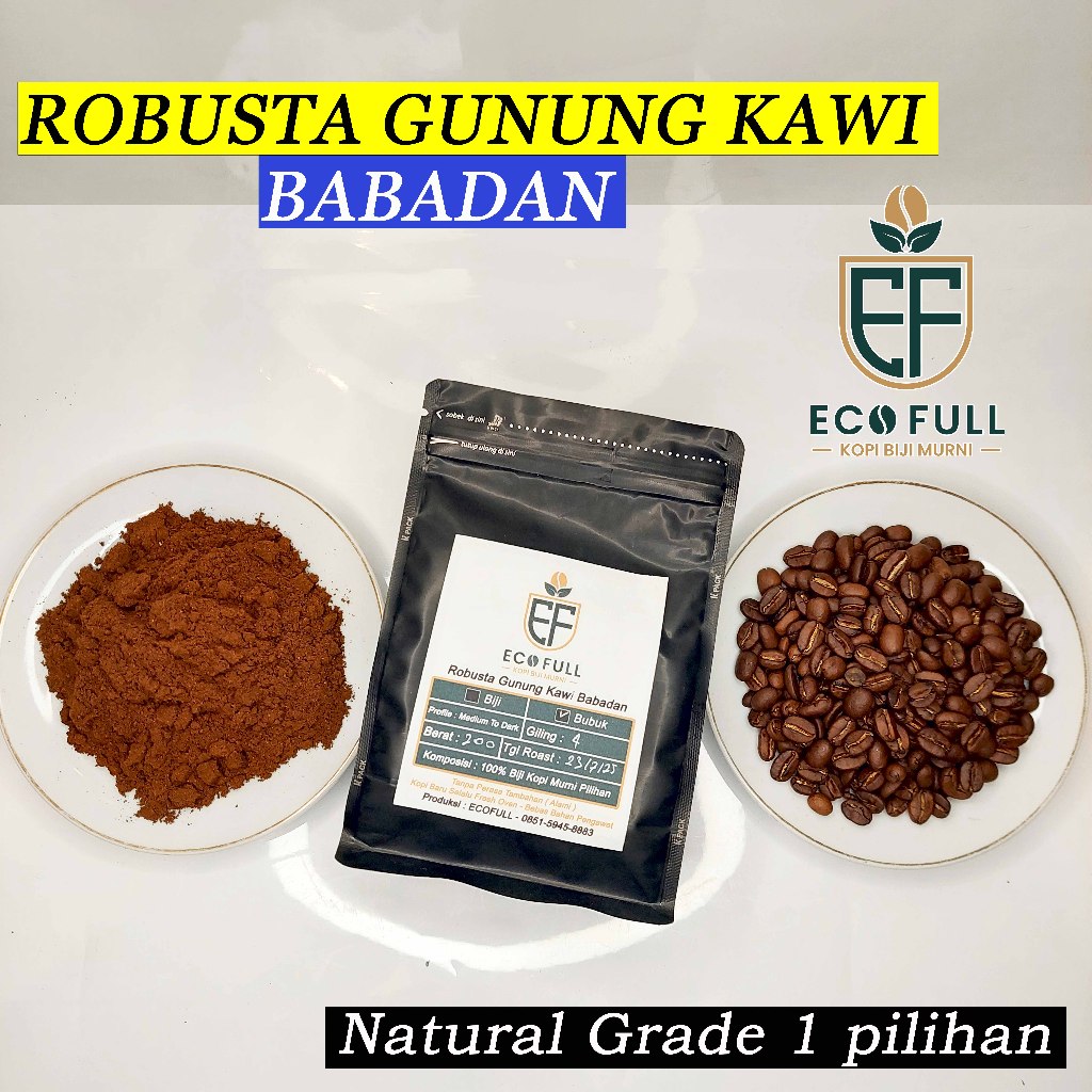 

Kopi Robusta Gunung Kawi Murni 100%