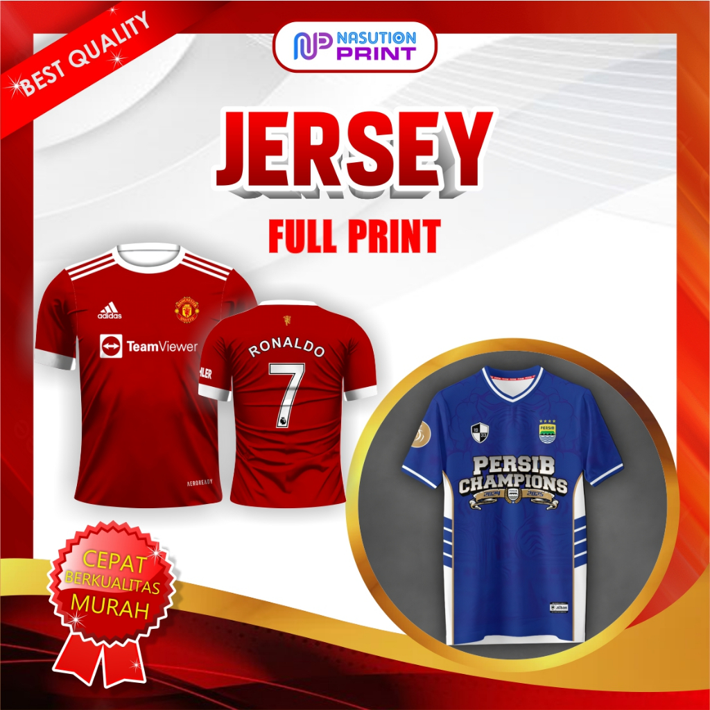 JERSEY FULL PRINT CUSTOM | JERSEY SEPAK BOLA | JERSEY FUTSAL | JERSEY VOLY DLL