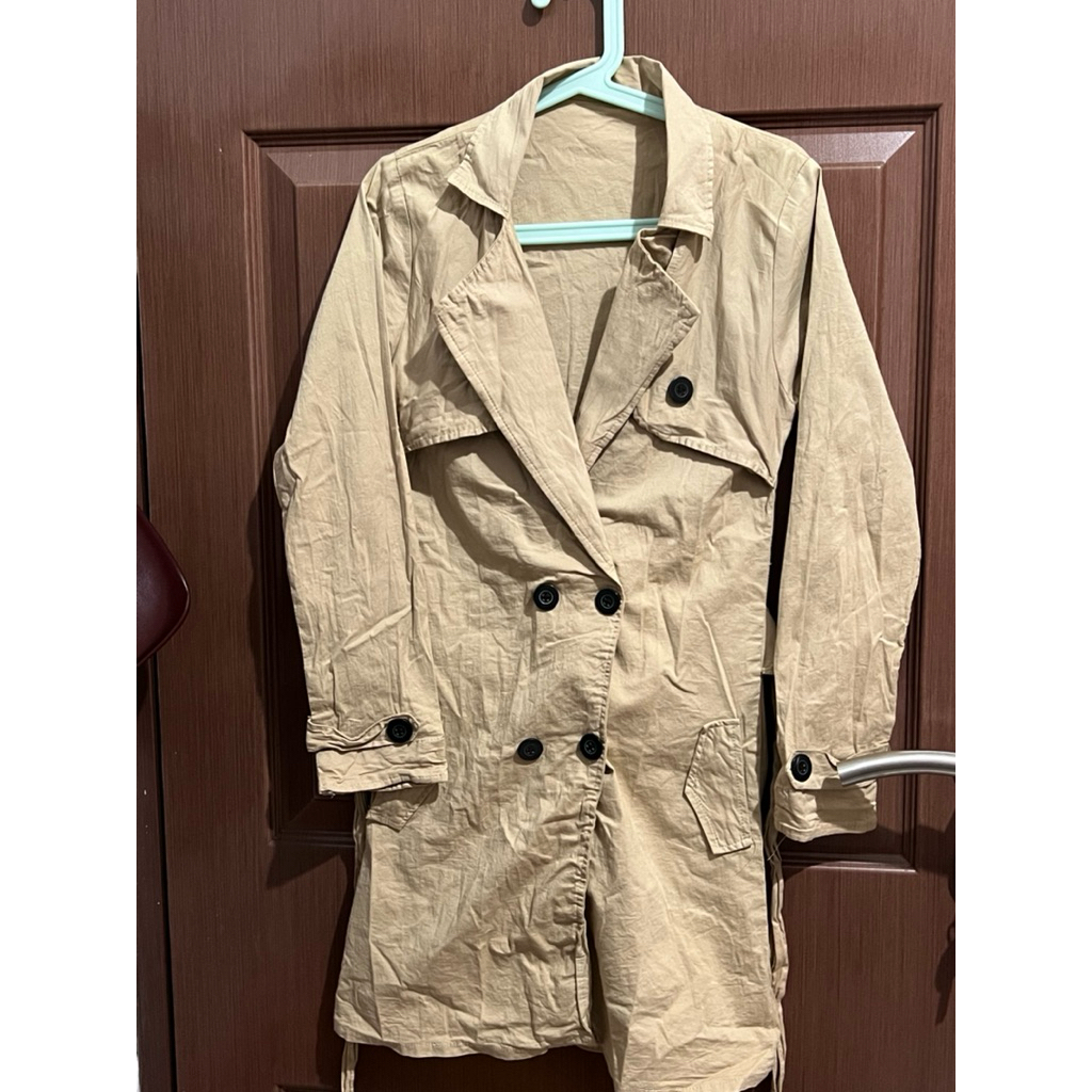 Coat wanita / coat katun / mantel preloved cwe / long coat premium