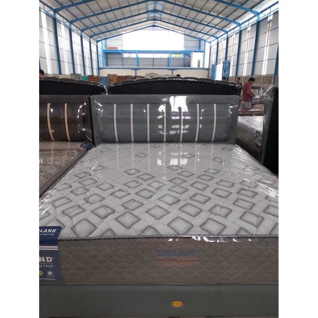 Springbed Kasur Bigland Platinum uk 180x200 dan Bigland Platinum Plushtop
