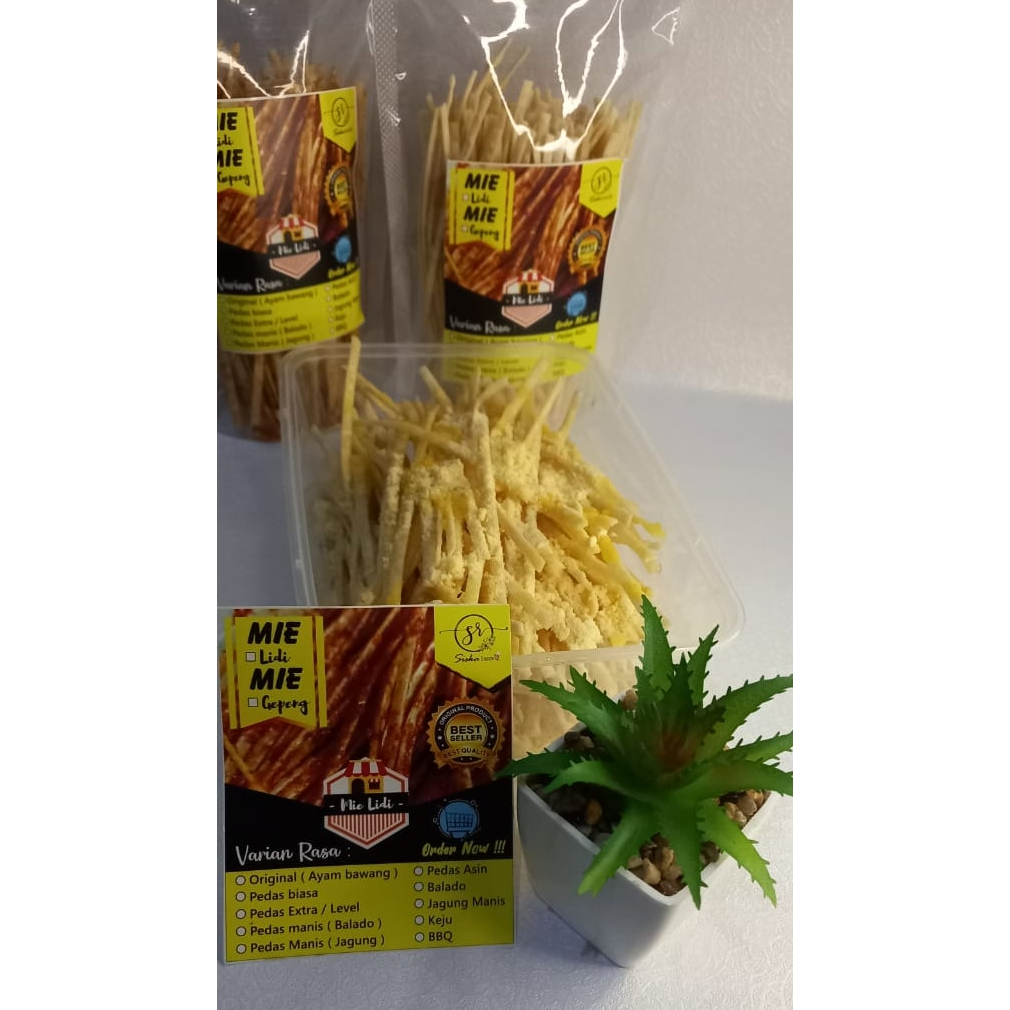 Mie Gepeng Bumbu Kering / Mie Lidi Jajanan jadul Mie gepeng