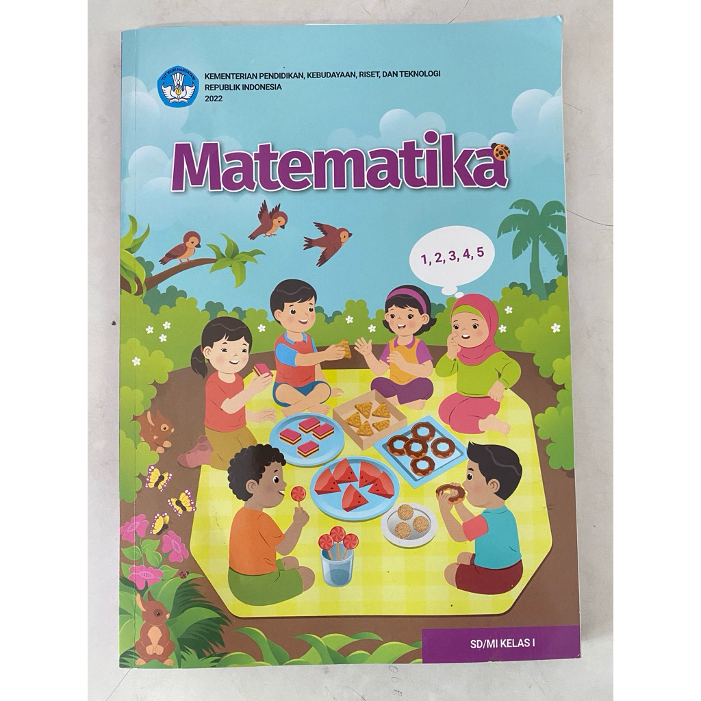 Buku Paket Matematika untuk kelas 1 SD