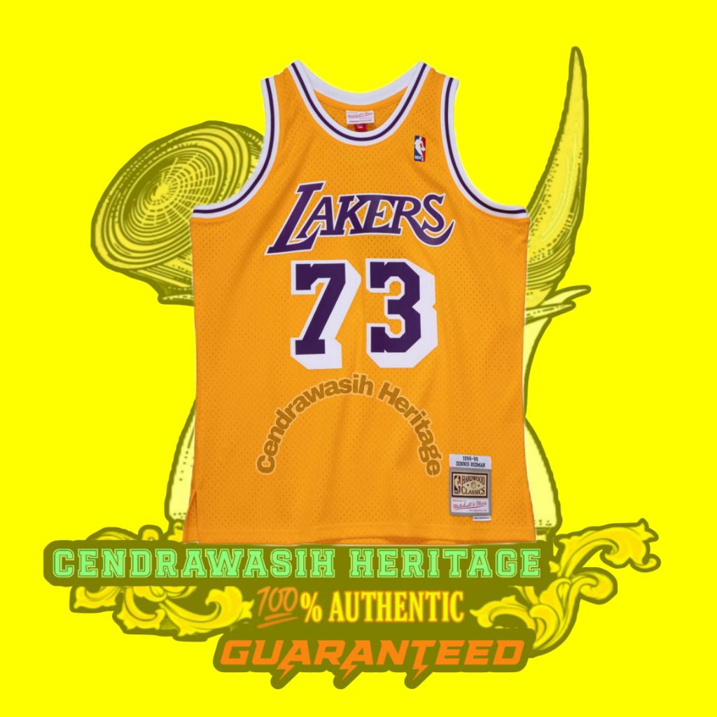 Mitchell & Ness NBA Swingman Jersey Los Angeles Lakers 1998-99 Dennis Rodman Gold Original