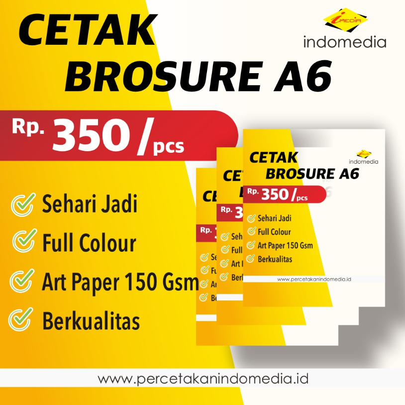 

CETAK BROSUR A6 II SATU SISI II TERMURAH