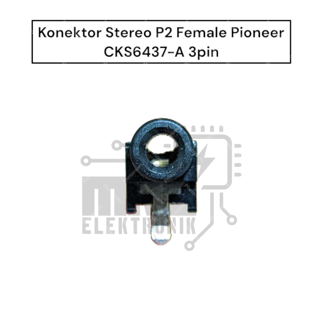 Konektor Soket mini Stereo P2 Female lubang bulat 3.5mm 3pin