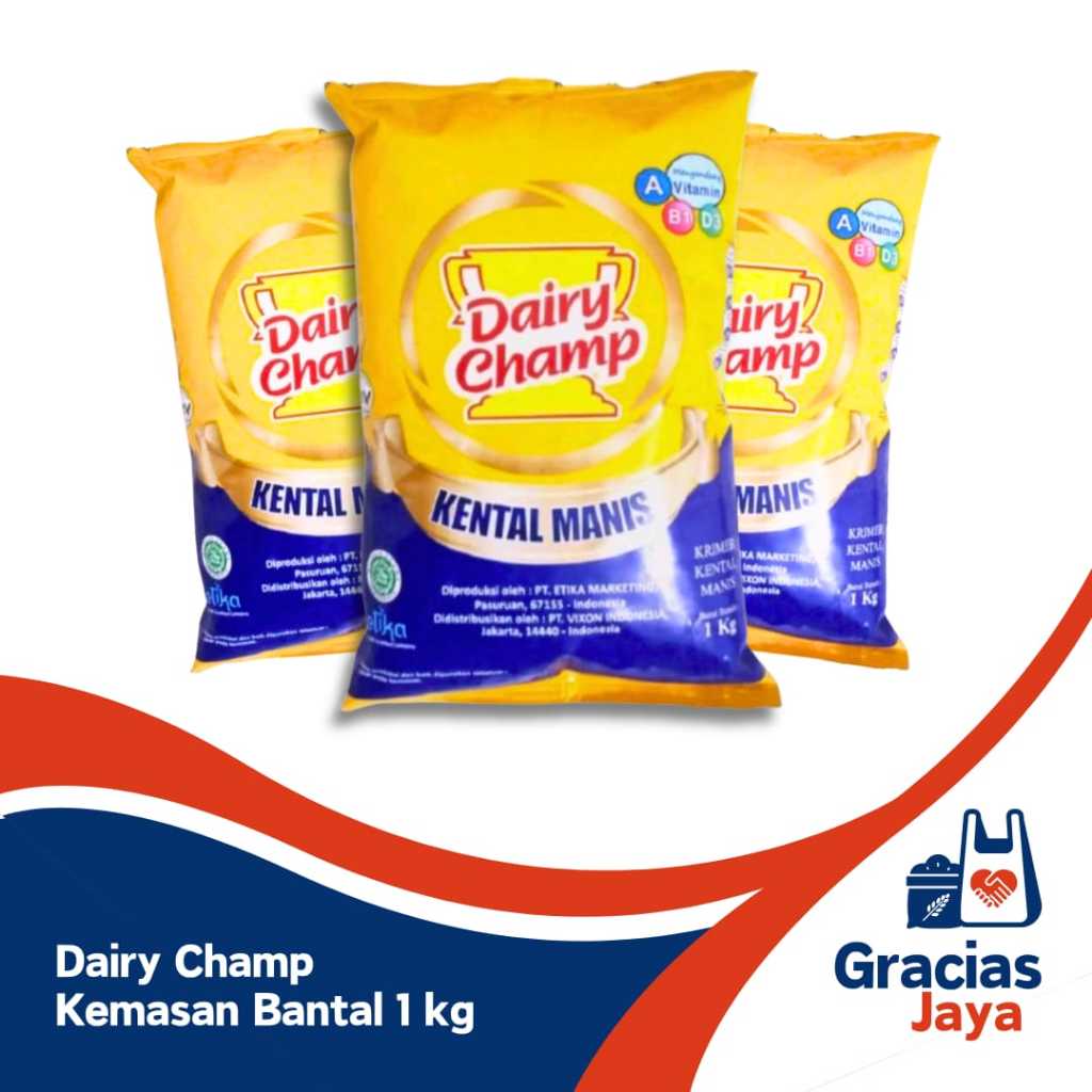 

Susu DAIRY CHAMP Kental Manis 1KG / Dairy Champ 1kg