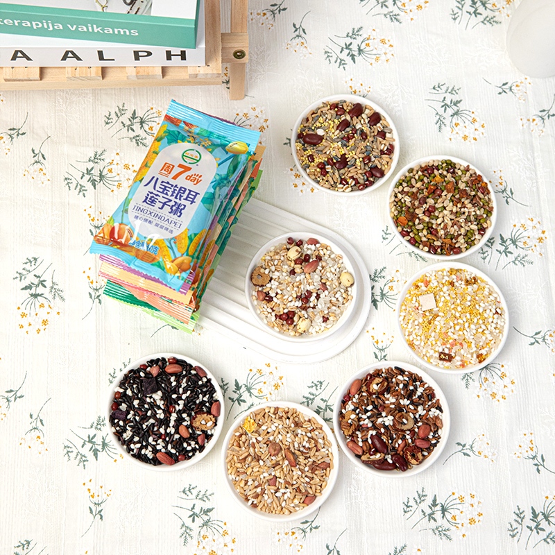 

bubur sehat bubur 7 rasa Bubur 7 Hari dengan campuran beras/biji-bijian/kacang sehat/harus di masak/makanan sehat/makanan diet