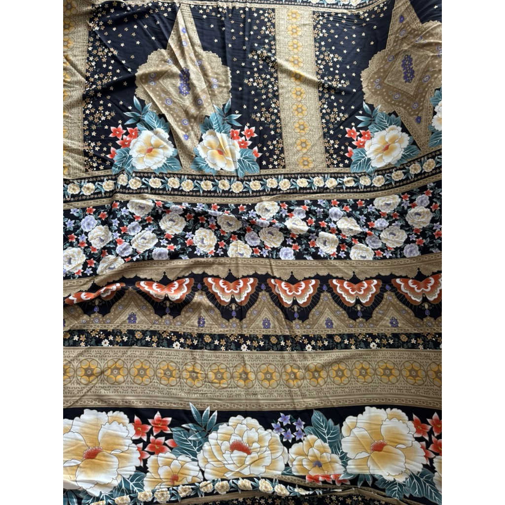 kain katun rayon viscose-rayon premium-motif etnik-batik-kain meteran-by gaharu