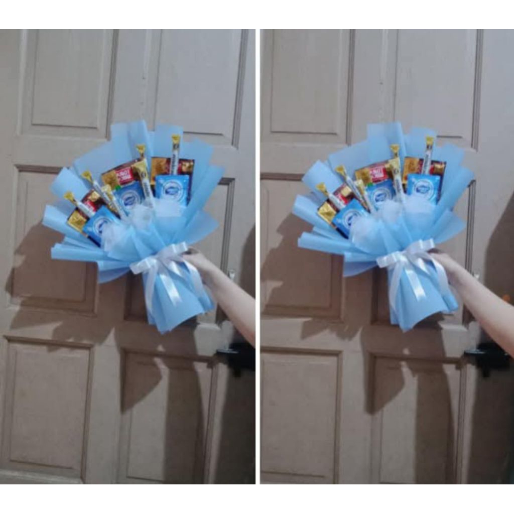 

bouqet kopi dan susu mix snack