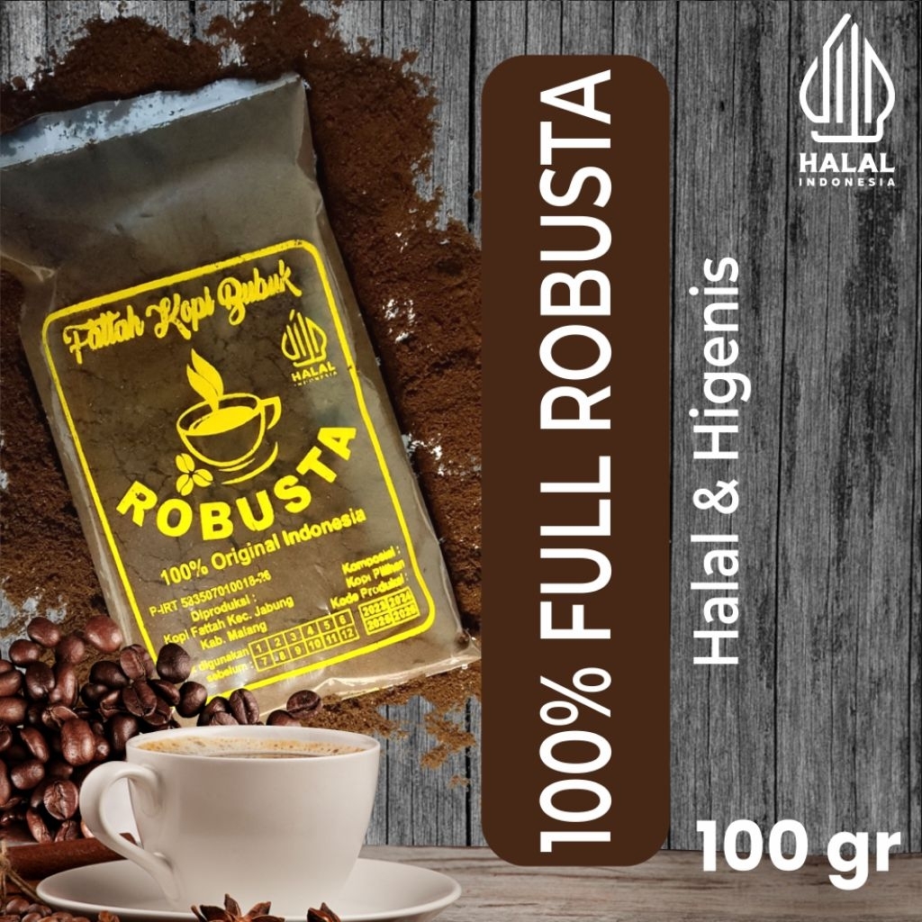 

Kopi Bubuk Robusta Asli Malang – Wangi, Murni, Tanpa Campuran