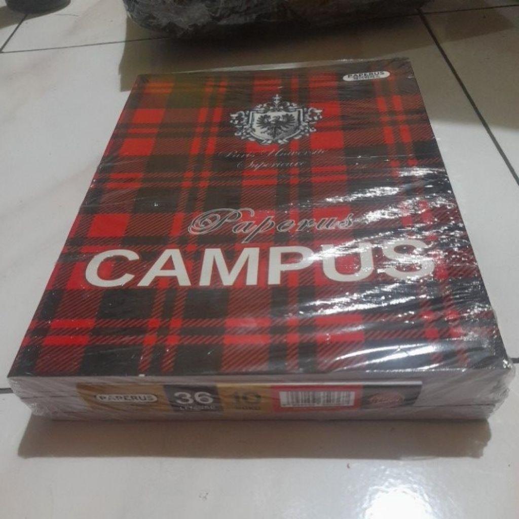 

1 pak paperus campus isi 36 lembar buku tulis ukuran BOXY CAMPUS