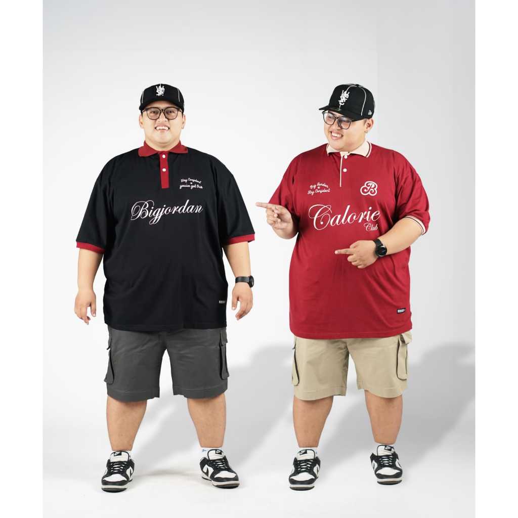 bigjordan PUERTO - RUGBY POLO SHIRT pakaian jumbo pria big size jumbo size 8xl 7xl 6xl 5xl 4xl 3xl