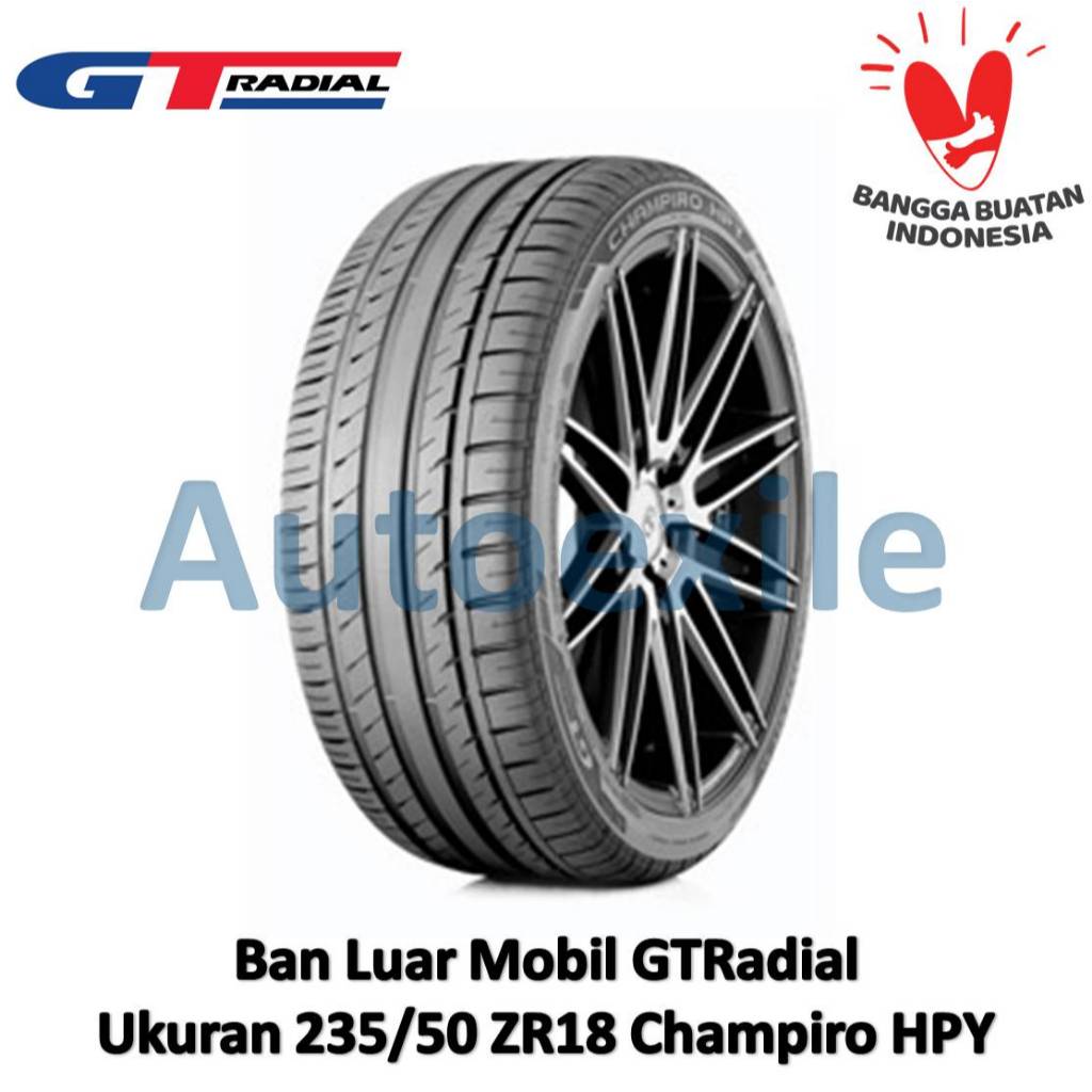 Ban Luar GT 235/50 R18 Champiro HPY Tubeless ZR18 Silica Radial GTRadial 235/50R18 235/50ZR18 Mobil