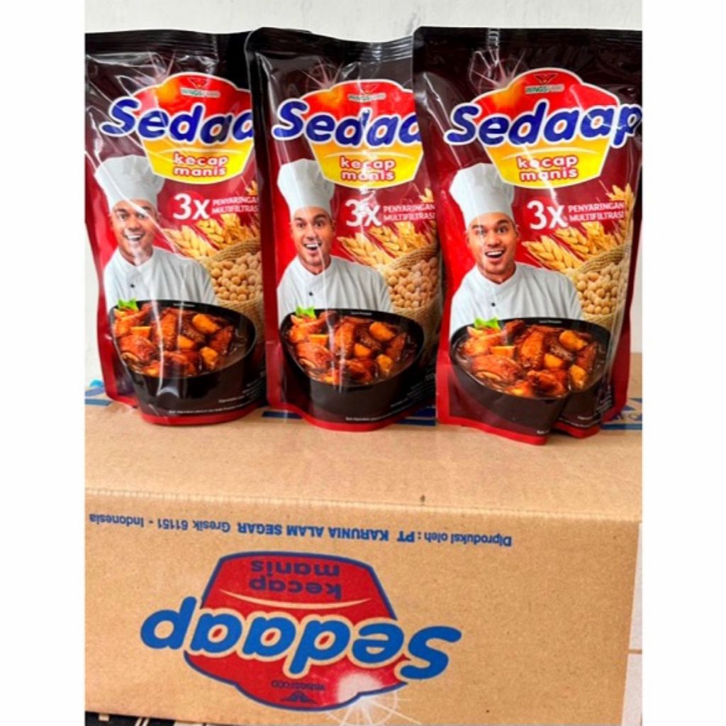 

Sedaap Kecap Manis 700g , 3x Penyaringan Multifiltrasi