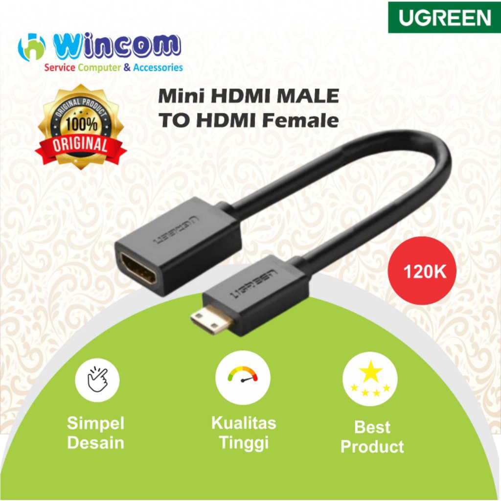mini hdmi Male to hdmi female