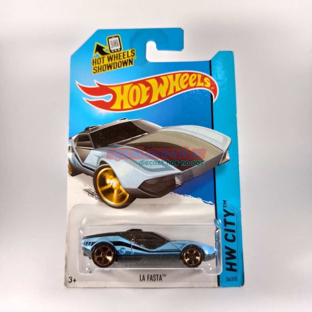 Hot Wheels 2014 - La Fasta Blue --TREASURE HUNT - US CARD--