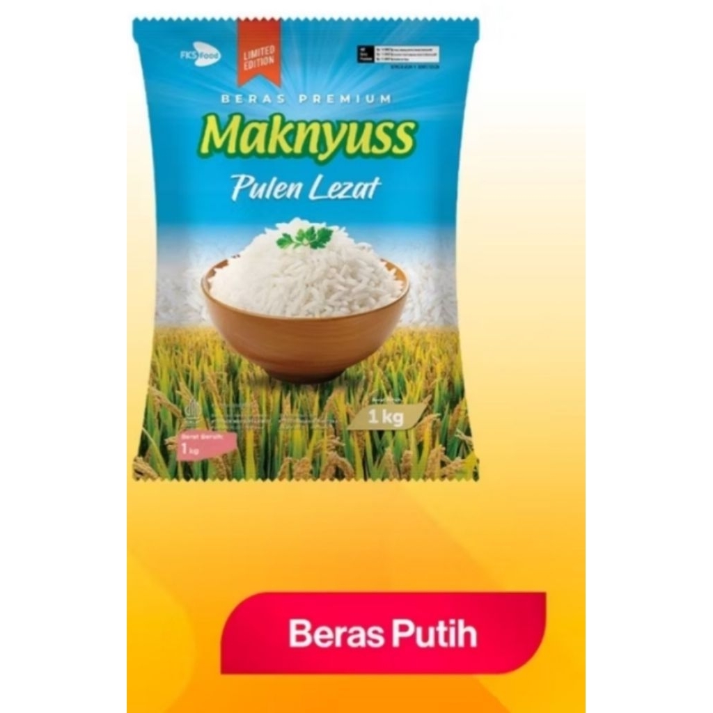 

beras maknyus kemasan 1kg