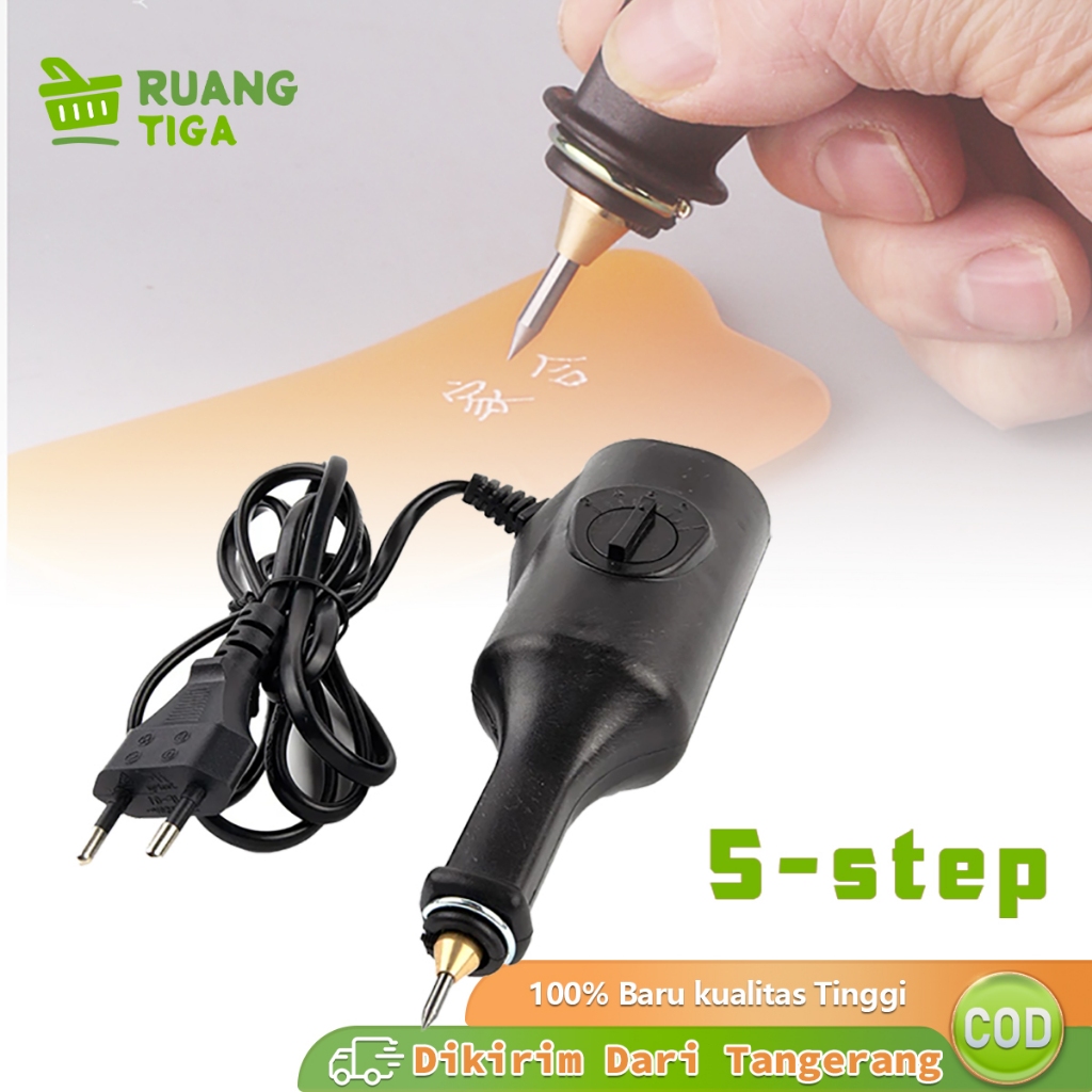 

5 Speed Electric Engraving Pen Ukir Grafir Listrik Tangan Alat Grafir Ukir Mini Electric Carving Pen