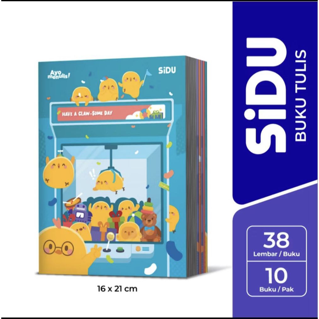 

Buku Tulis Sidu 38 Lembar 1 Pack Termurah