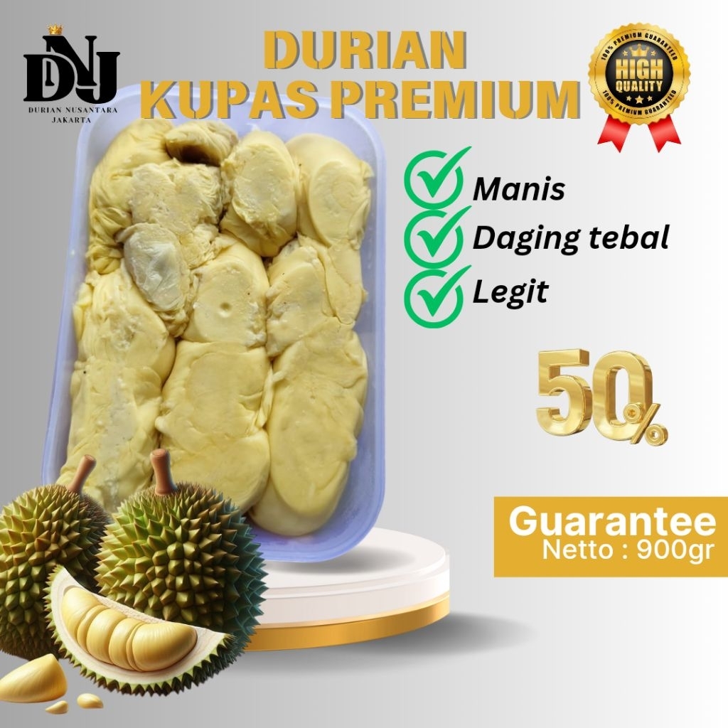 

Durian Kupas Medan Kualitas Premium