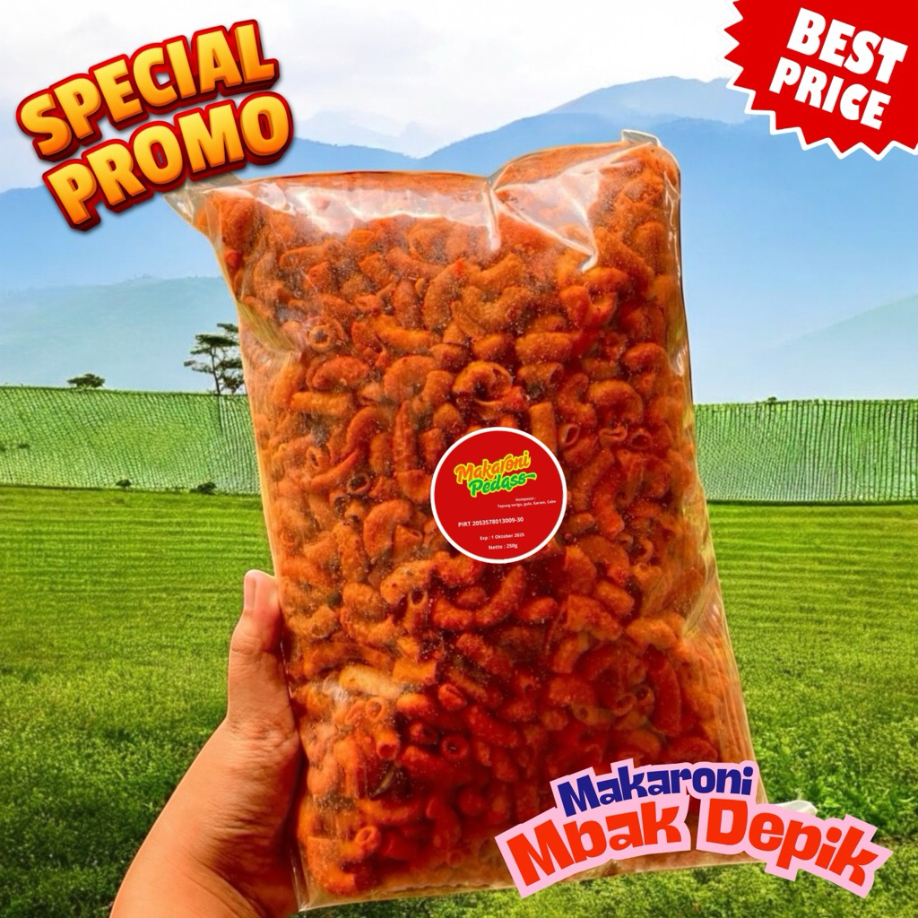 

Camilan Pedas Kriuk 250g – Makaroni Surabaya Wajib Coba