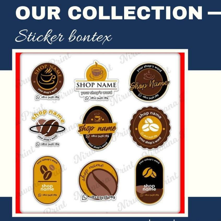 

STICKER BONTAX A3 FREE CUTTING KISSCUT