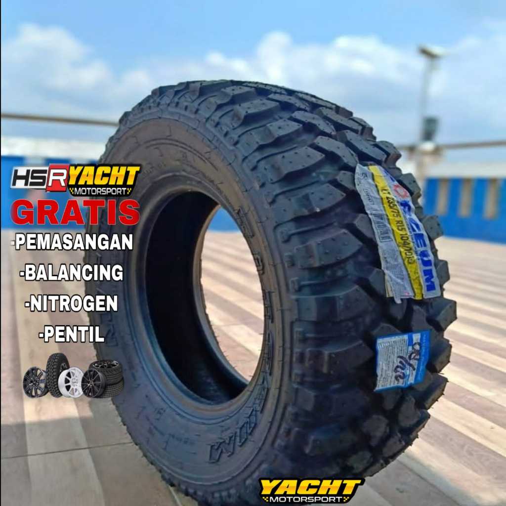 Ban Mobil Tubles Bunga Offroad Ukuran 235 75 Ring 15 Merek Forceum MT