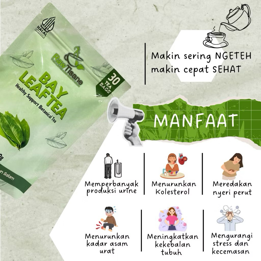 

Teh Daun Salam / Teh celup salam isi 30 bag