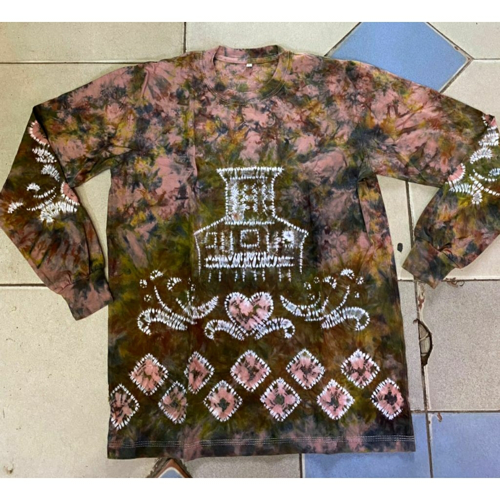 kaos sasirangan lengan panjang