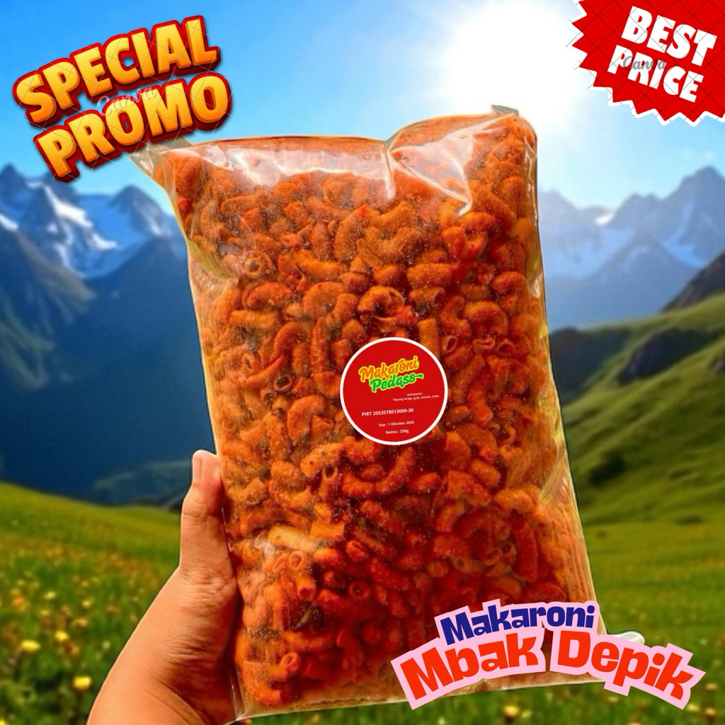 

Tekstur Renyah, Pedasnya Cetar – Makaroni 250g