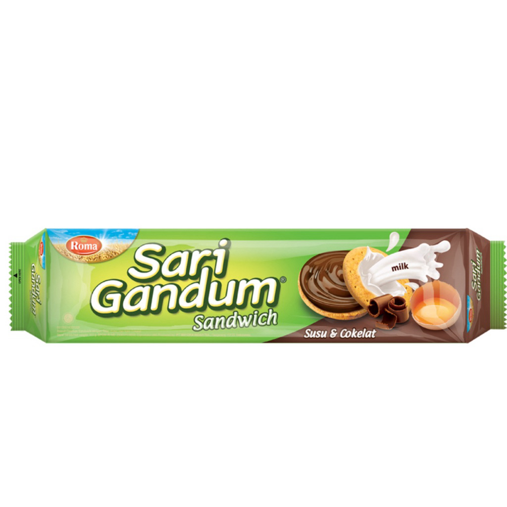 

Roma Sari Gandum Susu & Cokelat 108 g