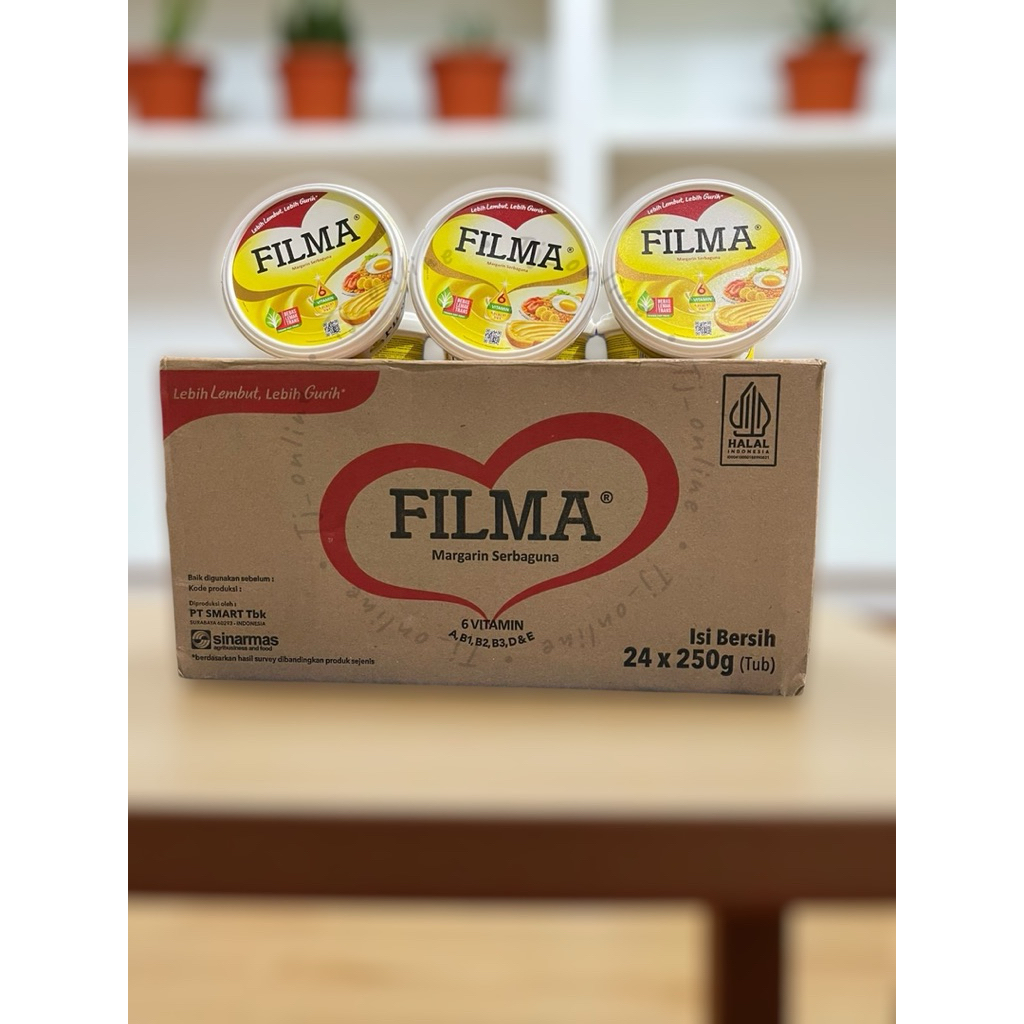 

Filma margarine 24 x 250 grm TUB (perkarton isi 24)