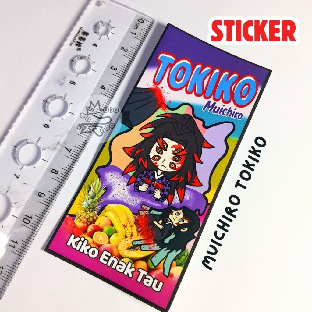 

[1pcs] Stiker Muichiro Tokiko Demon Slayer Kimetsu no Yaiba Stiker/ Sticker Kimetsu no Yaiba Demon Slayer Muichiro Tokiko