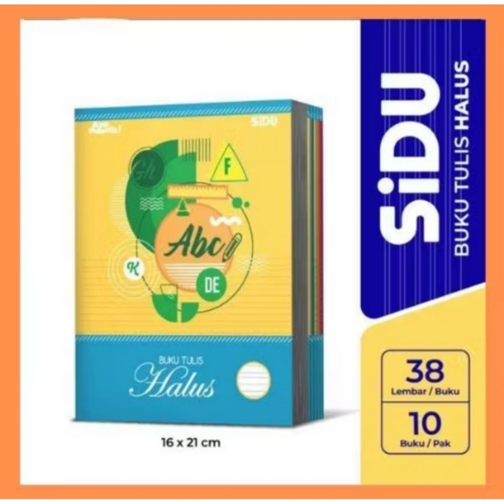 

BUKU TULIS SIDU SATUAN HARGA PER PCS (ISI 38 LEMBAR)