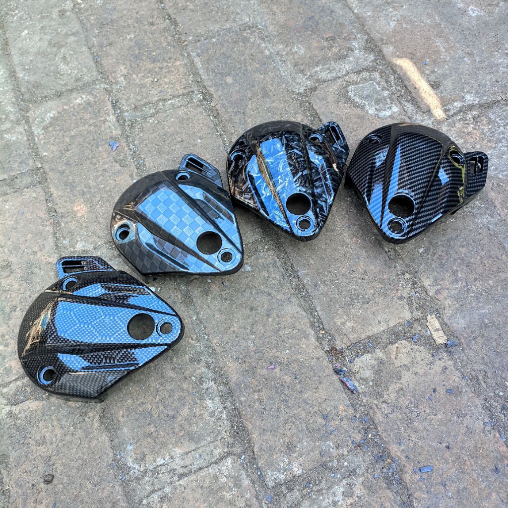 COVER CVT TUTUP BLOK CVT VARIO 125 OLD KZR CARBON